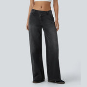 Low Rise Baggy Wide Leg Casual Jeans VIP