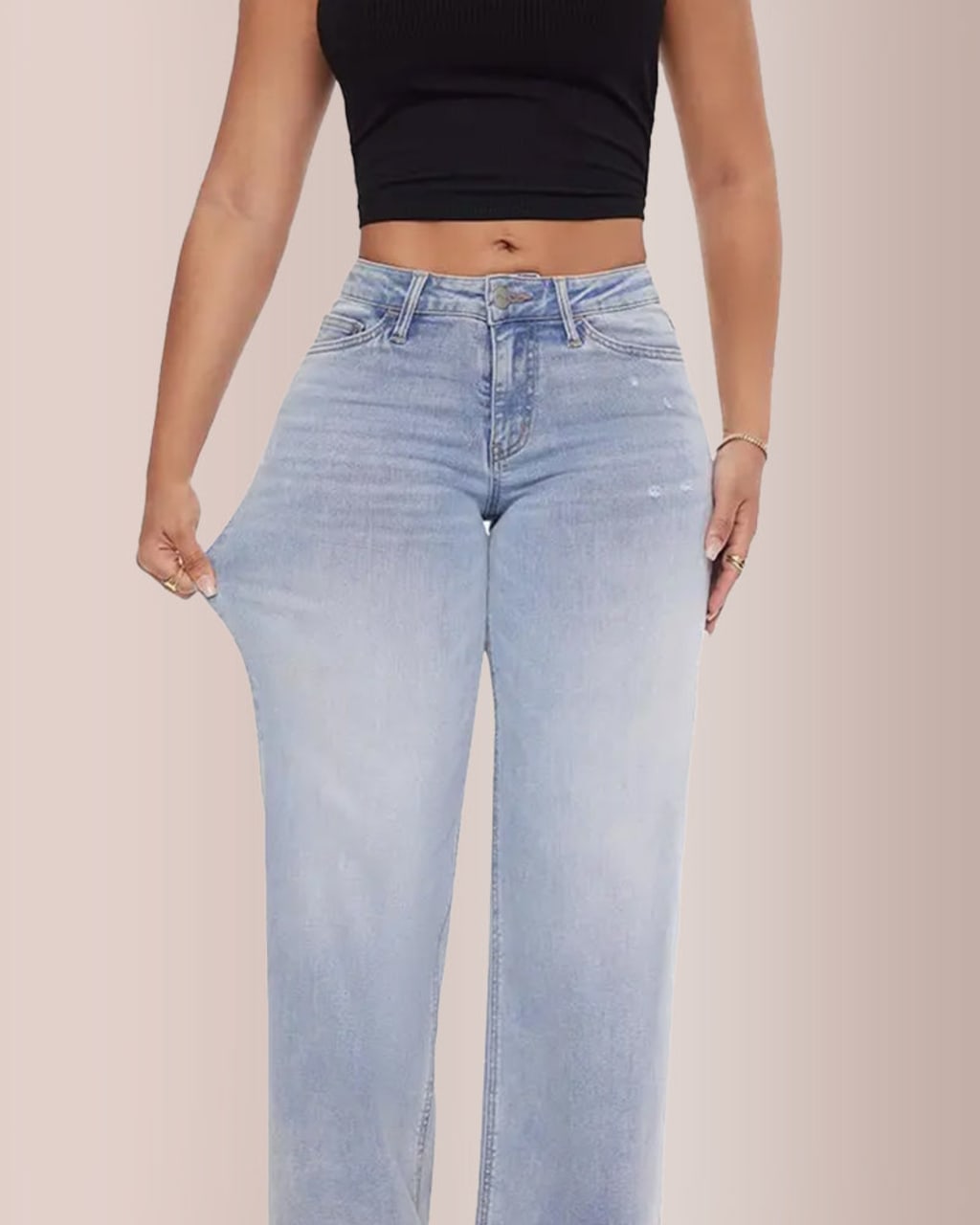 Mid-low Rise Baggy Jeans VIP